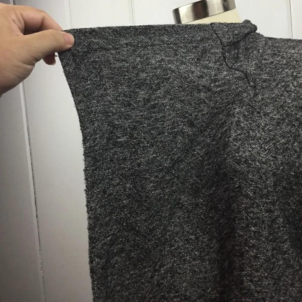 Eileen Fisher Black White Waterfall Cardigan S - Picture 6 of 10